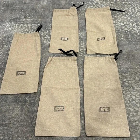 GUCCI BUNDLE (4) FABRIC DUST BAGS